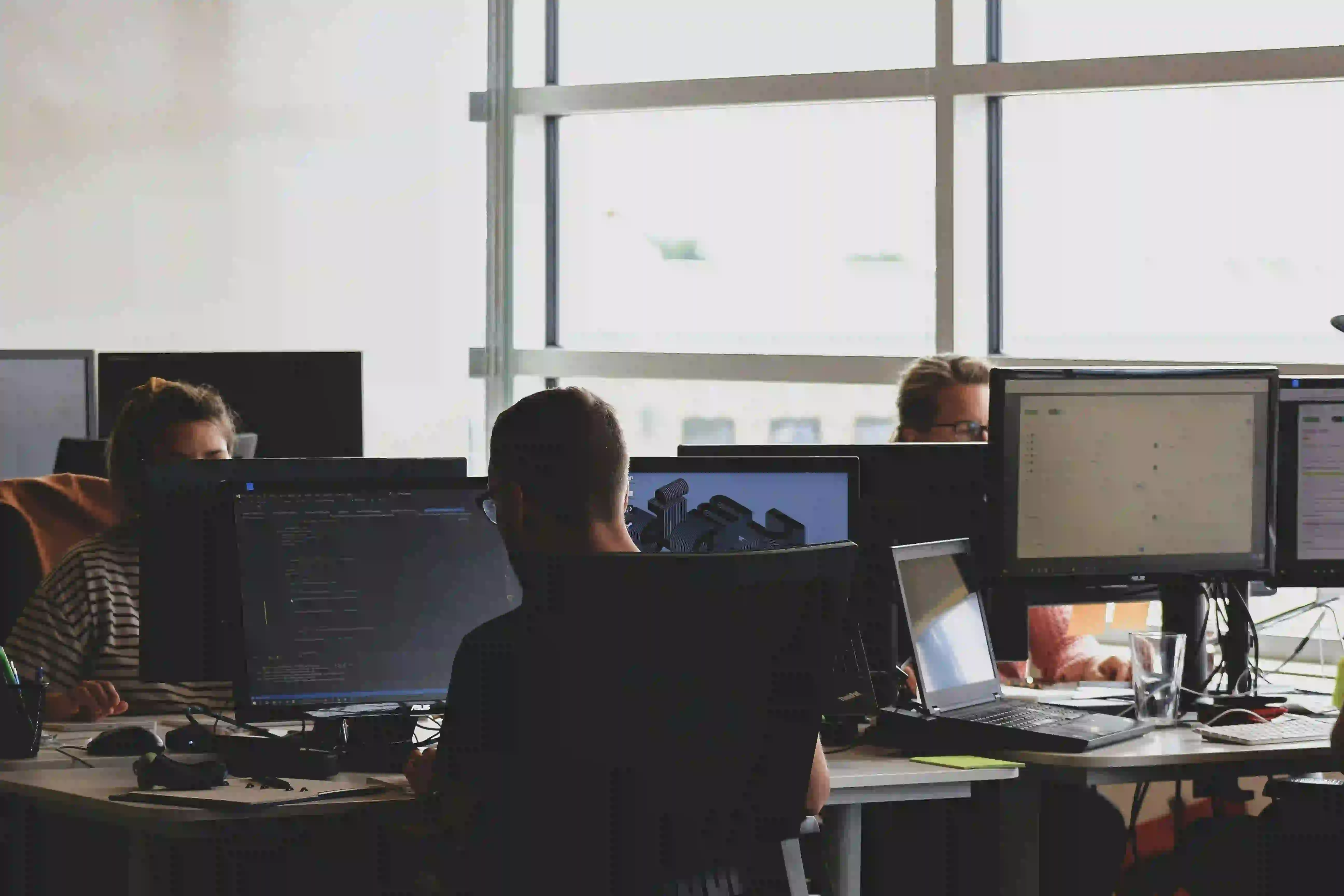 Financial analyst building quantitative evaluation spreadsheets